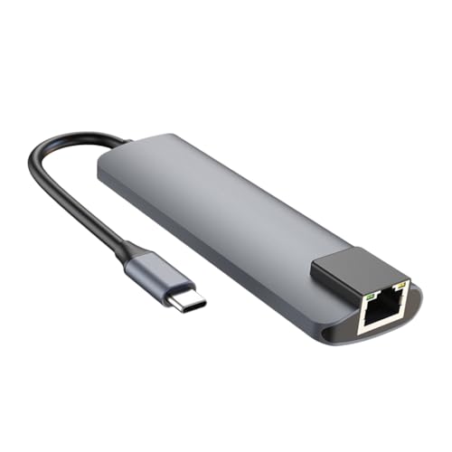 Adaptateur multi-fonction USB-C HEMOTON compact et facile à transporter pour ordinateur portable