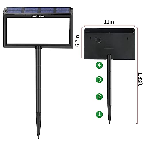 Ensoleille ESHN00C Solar Lighted House Number Plaque, Ensoleille Waterproof Led Address Signs thumb #5