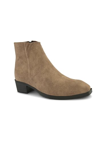 Image of Big Fox Men's Premium Suede Cuban Boots | Stylish Ankle-Length Casual Boots | Lightweight & Comfortable