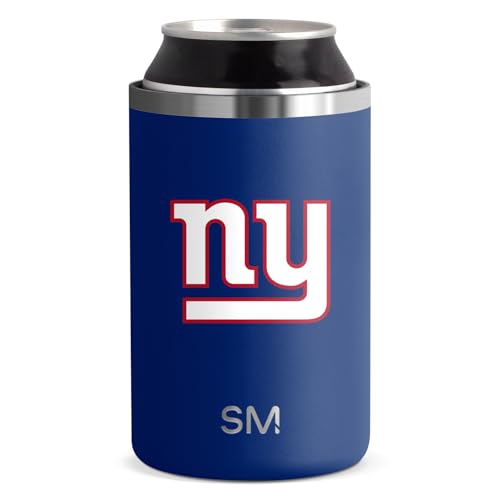 Simple Modern Officially Licensed NFL New York Giants Gifts for Men, Women, Dads, Fathers Day | Insulated Ranger Can Cooler for Standard 12oz Cans - Beer, Seltzer, and Soda
