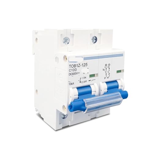 Disyuntor MCB 2P CC 600V 125A para control y aislamiento de baterias fotovoltaicas 2