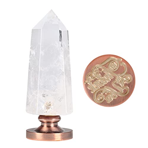 Cachet de cire Amogeeli avec manche en cristal, cadeau pour scrapbooking