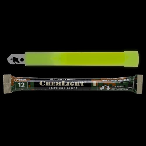 Cyalume 9-42290 Military Grade Green Glow Sticks - Premium Bright 6 Inch Chemlight Emergency Glow Sticks thumb #2