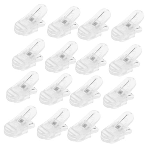 50pcs Lapel Mic Clip Transparent Replacement Holder for Lavalier Microphone Earphone Wires Design for Men and Women Secure Fit Tangle Management