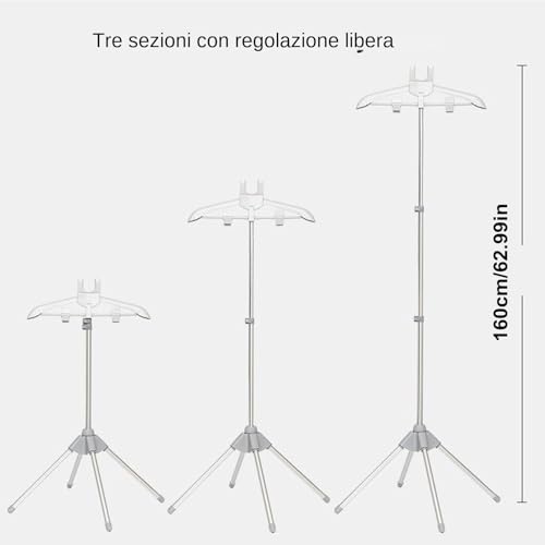 Perchero para planchado vertical que soluciona la falta de espacio en lavandería 7