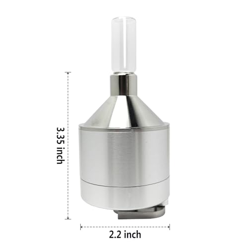 Kitchen Spice Grinder (2.2 inch Silver) Set Hand Grinder