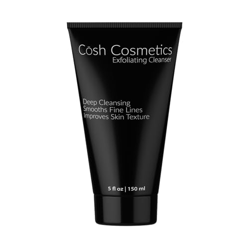 Cosh Cosmetics Exfoliating Cleanser - Deep Cleansing Facial Exfoliate, Smooths Fine Lines, Improves Skin Textures (5 Fl Oz.)