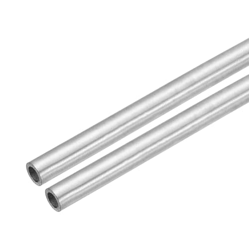 uxcell 2Pcs 304 Stainless Steel Tube 10mm OD 7mm ID 254mm L 1.5mm Thick