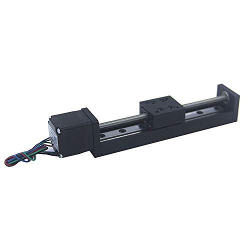 CNC-Schiebetisch Bleischraube, Präzisions-Reiselänge 50 mm/100 mm/150 mm/200 mm, NEMA11 Linear-Schrittmotor Führungsschiene T-förmige Schraube Leitungsschiene elektrisch (24 V, 1,8 °) (50 mm) CNC-Schiebetisch Bleischraube, Präzisions-Reiselänge 50 mm/100 mm/150 mm/200 mm, NEMA11 Linear-Schrittmotor Führungsschiene T-förmige Schraube Leitungsschiene elektrisch (24 V, 1,8 °) (50 mm)