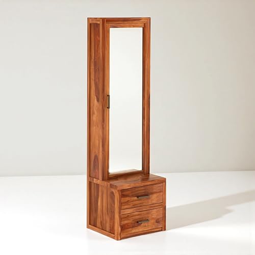 Image of Sheesham Solid Wood Dressing Table for Bedroom with Drawer