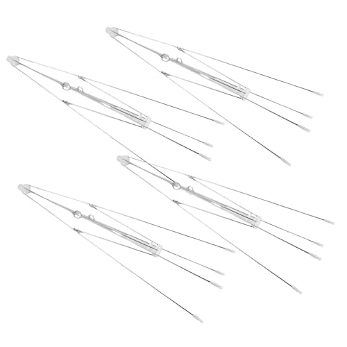 Ipetboom 4pcs Adjustable Collapsible Food Dome Skeleton Mesh Food Cover Frame for Outdoor and Tabletop Meals Flexible Dish Protection Compact Tent Design