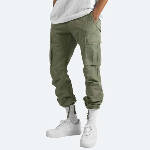 Daygeve 2024 Calça cargo masculina moderna, folgada, para treino, corrida, uso ao ar livre, para tra