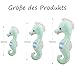 Uixxducc Seepferdchen Kuscheltier Plüschtier Stofftier, Weiches Kissen Geschenk für Kinder/Erwachsene (Grün, 50CM)