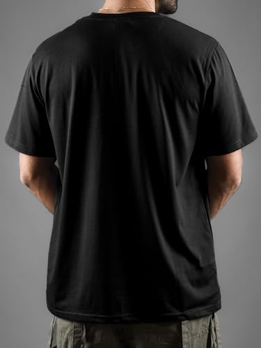 Image of One Piece Anime I Will Be The Pirate King Printed Half Sleeve T Shirt