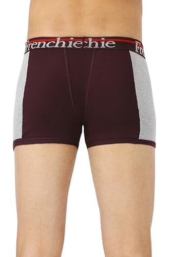 Image of Frenchie Ace Men's Cotton Rib Trunks in Stretchable, Breathable Innerwear Trunks
