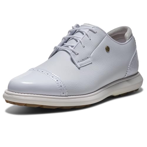 FootJoy Women's Traditions Spikeless Cap Toe Golf Shoe...