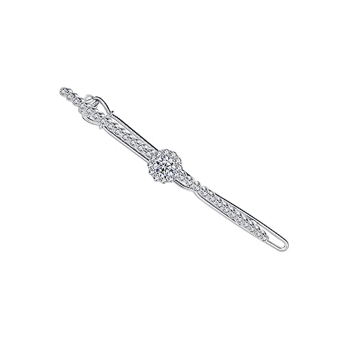 14k Gold Waterdrop and Flower Crystal Hair Pins, Fashion Bridal