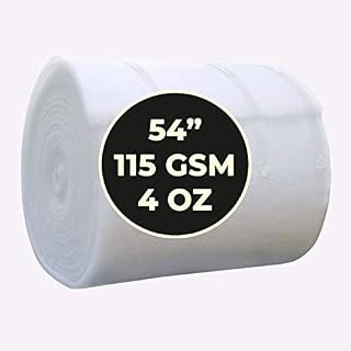 Polyester Wadding Roll Quilting Upholstery Padding Fire Retardant 27" / 54" Wide Wadding Roll (54" Width 4oz, 5 Meter)