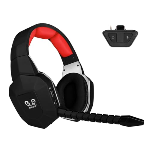 Ya en mundofriki.es: HUHD Auriculares Inalámbricos para Juegos,Cascos Gaming Inalámbricos para Xbox Series X/S,Xbox on,PS5,Switch,Micrófono con Cancelación de Ruido Desmontable,Luz LED (Rojo)