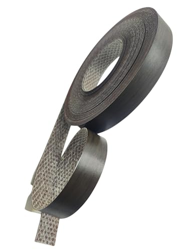 Image of HGKJHFmelamine Edging Tape. pre Coated with hot melt Adhesive Flexible Veneer Edge Edging, Used for Cabinet and Furniture Maintenance (No24-Black Walnut, 1.81cm*7.6m)