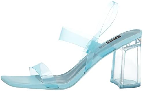 Nine West Women's TENIA3 Heeled Sandal, Blue, 8.5 | Image 7