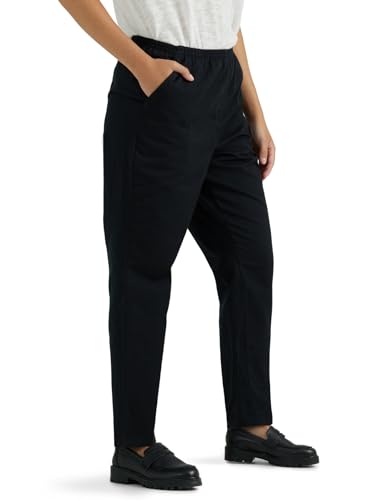 Chic Classic Collection Womens Cotton Pull-on Pant with Elastic Waist