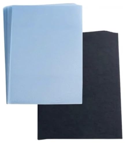 Kit com 100 Capas para Encadernação A4 - composto por 50 capas Cristal Line e 50 capas Preto Couro (