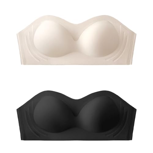 Girls Training Strapless Bandeau Bras Teen Tube Top 12-14 14-16 16-18 Seamless Padding Bralettes