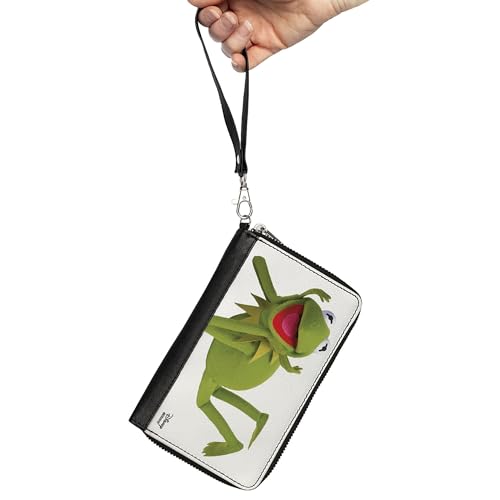 Buckle-Down Women's PU Zip Around Wallet Rectangle-Muppets, 7.5"x4.5"2