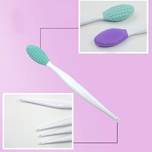 Escova de limpeza nasal manual da Healifty, escova de limpeza de nariz, 8 peças