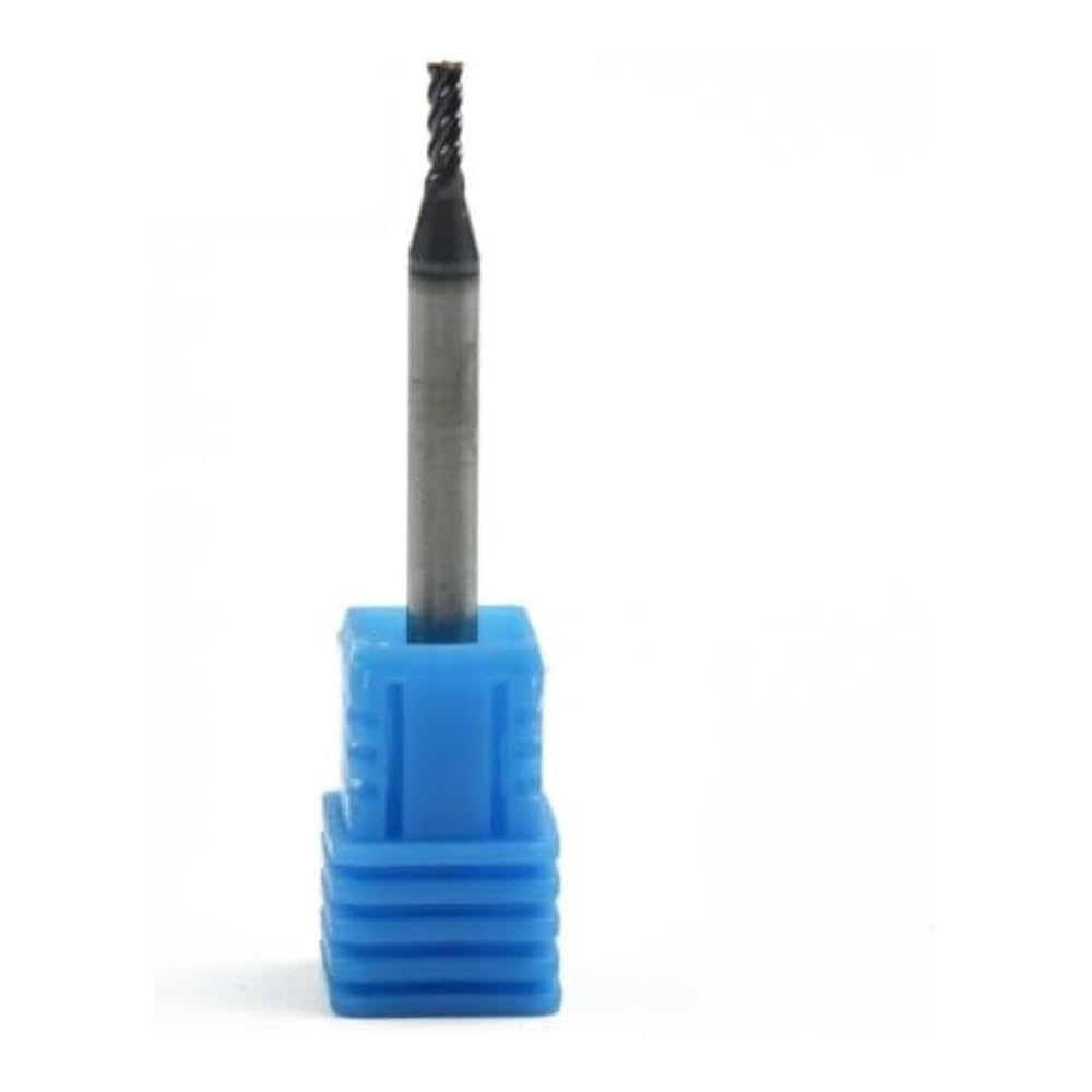 4 Flute Solid Carbide End Mill AlTiN Coating DIN 6527L for HPC High Performance Cutting Steel for Stainless Iron Plastic Wood 1-20mm