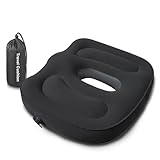 Takzop Sondor Travel Cushion,Air Seat Cushion,Evolution Cushion Portable & Lightweight Inflatable Seat Cushion - Ideal for Airplane Chairs, School Bleachers, Stadium Seats, and Wheelchairs