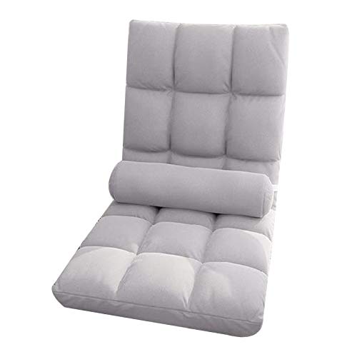Fauteuil de baie vitrée pliable gris pour un coin lecture cosy