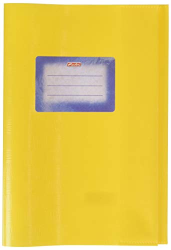Preisvergleich Produktbild Herlitz 5205018 Hefthülle A5 Baststruktur, 25 Stück, gelb