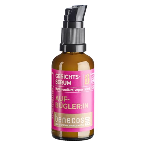 benecos - natural beauty Gesichtsserum Hyaluronsäure AUFBÜGLER:IN - vegan – derm. getestet