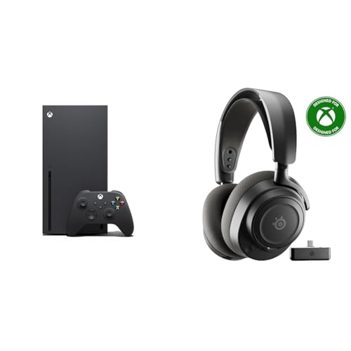 Image of Xbox Series X 1TB SSD Gaming Console with Wireless Controller + SteelSeries Arctis Nova 7X Wireless Gen 2 Gaming Headset 50+ HR Battery - Black Bundle