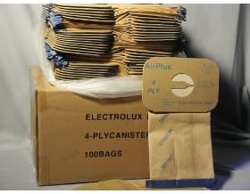 100 ELECTROLUX 4 PLY CANISTER VACUUM SWEEPER BAGS