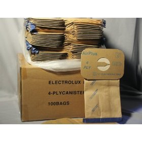 100 ELECTROLUX 4 PLY CANISTER VACUUM SWEEPER BAGS