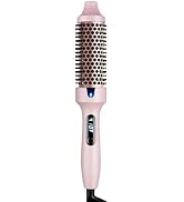Thermal Brush Curling Brush, 1.5 Inch Negative Ionic Heated Thermal Round Brush for Blowout Look,...