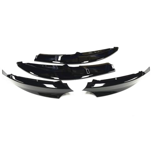 Becquet de pare-choc avant BMW E82 E88 spoiler noir carbone