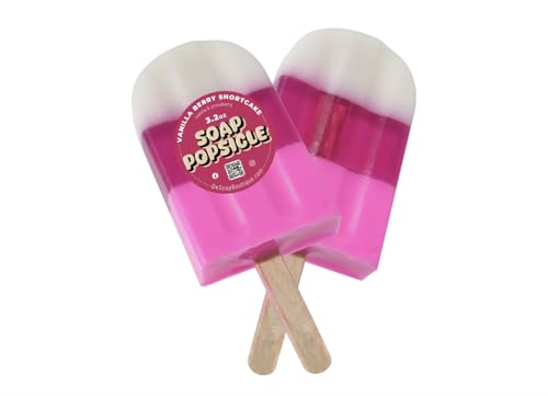 De Soap Boutique Vanilla Berry Shortcake Popsicle Fruity Scented Moisturizing Soap image 4