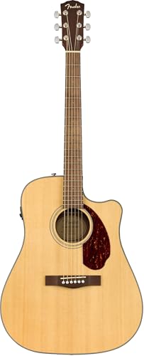 Fender CD-140SCE Dreadnought Guitare Acoustique Electro incluant une Housse Rigide pour Guitare,...
