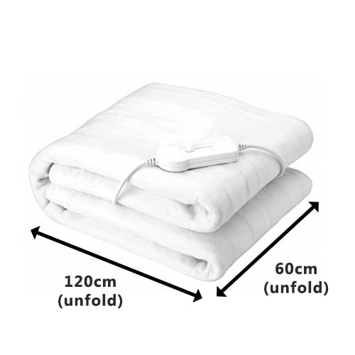 Homezone Singolo Coperta Elettrica Controllo 120cm x 60cm Premium Pile Riscaldato Underblanket. Surriscaldamento Protezione, Auto Sicurezza Spegnere, Rapido Calore fino Time Machine Lavabile