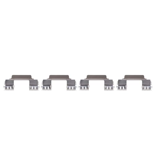 Image of Detroit Axle - Rear Brake Pads for 2006-2007 Cadillac CTS, 2004-2009 SRX, 2005-2011 STS, Ceramic Brake Pads w /Hardware Replacement