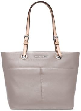 Michael KorsMichael Michael Kors Jet Set Item Top Zip Tote Leather Ash Grey/silver New