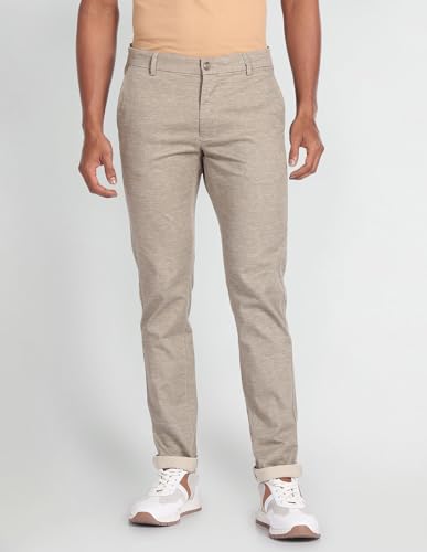 Image of Arrow Men's Mid Rise Slim Pants