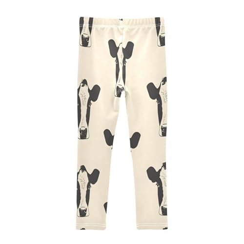 Toddler Girls Leggings Printed Yoga Pants Leggings Cows Head for Kids2