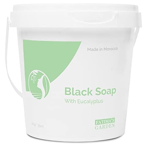 Jabón negro de eucalipto 100% natural de Fatima's Garden Cover