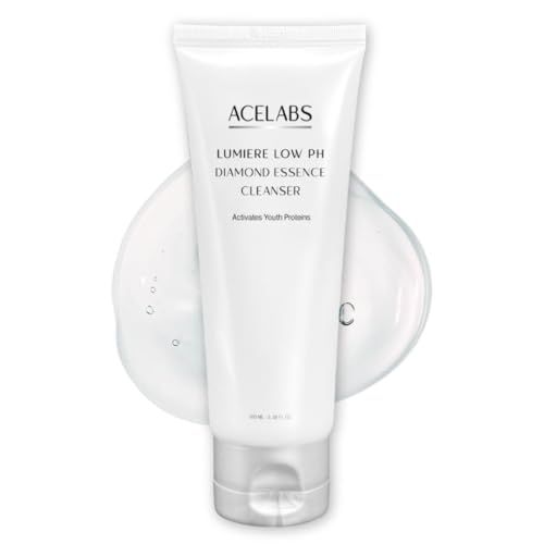 Image of Lumiere Low pH Diamond Essence Cleanser | Gentle Face Wash with Mild Exfoliant | Suitable for All Skin Types | 100ml