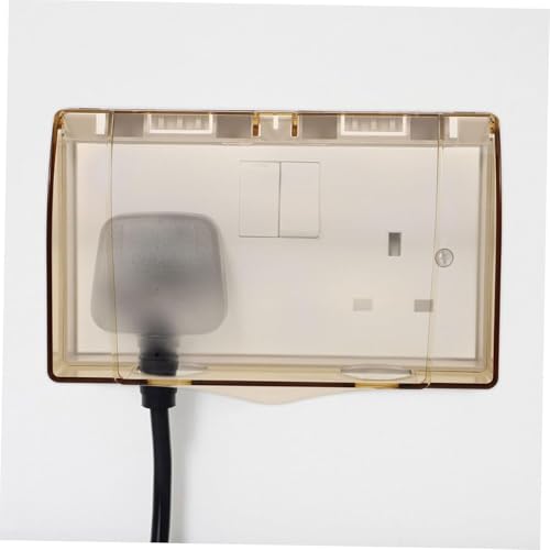 Caja de cubierta de toma de corriente - 2 piezas impermeable para baño 5